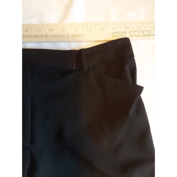 White House Black Market Women's Classic Black Slim Boot Pants Sz 8S Office - Picture 5 of 10